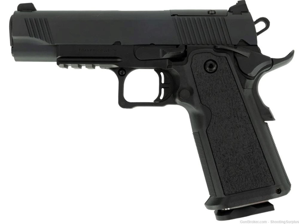 Tisas 1911 Carry B9R Double Stack 9mm 4.25 17 Rounds Optic Ready-img-1
