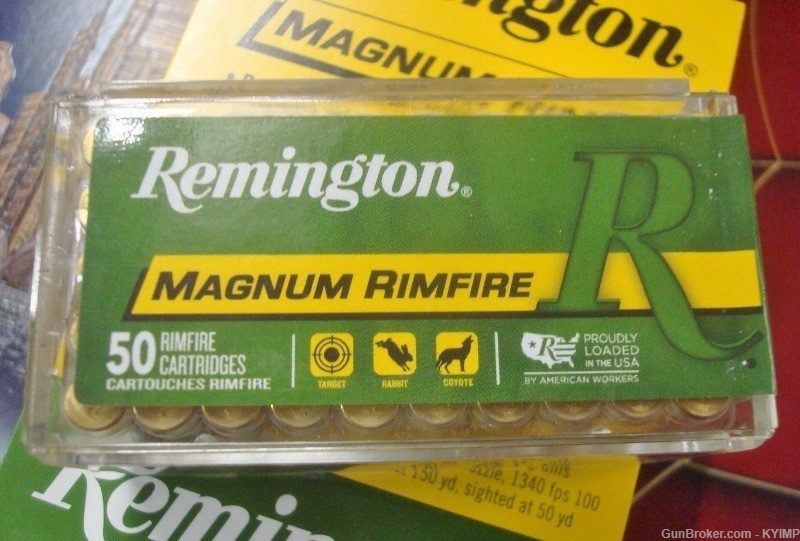 200 REMINGTON 22 Magnum 40 grain PSP Pointed Soft Point New Ammo R22M2-img-0