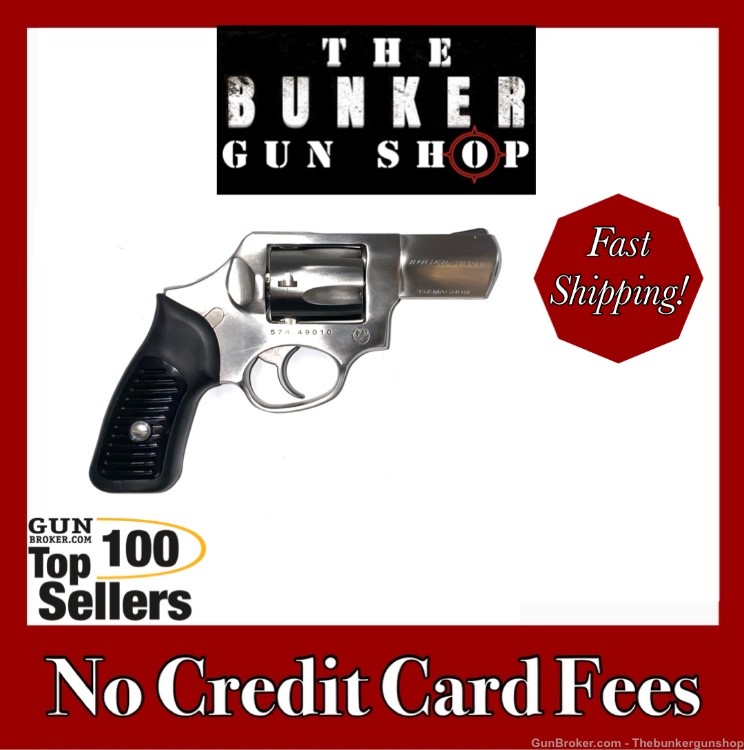 USED! RUGER MODEL SP101 SPURLESS HAMMER  STAINLESS REVOLVER .357 MAG 5720-img-0