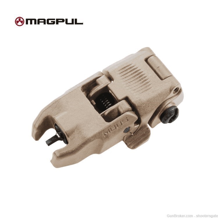 MBUS® Sight – Front, FDE, shootersgate, FREE SHIPPING-img-1