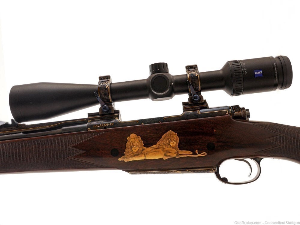 GALAZAN - Custom Bolt Action Rifle, 400 H&H Magnum. 24” Barrel. -img-1