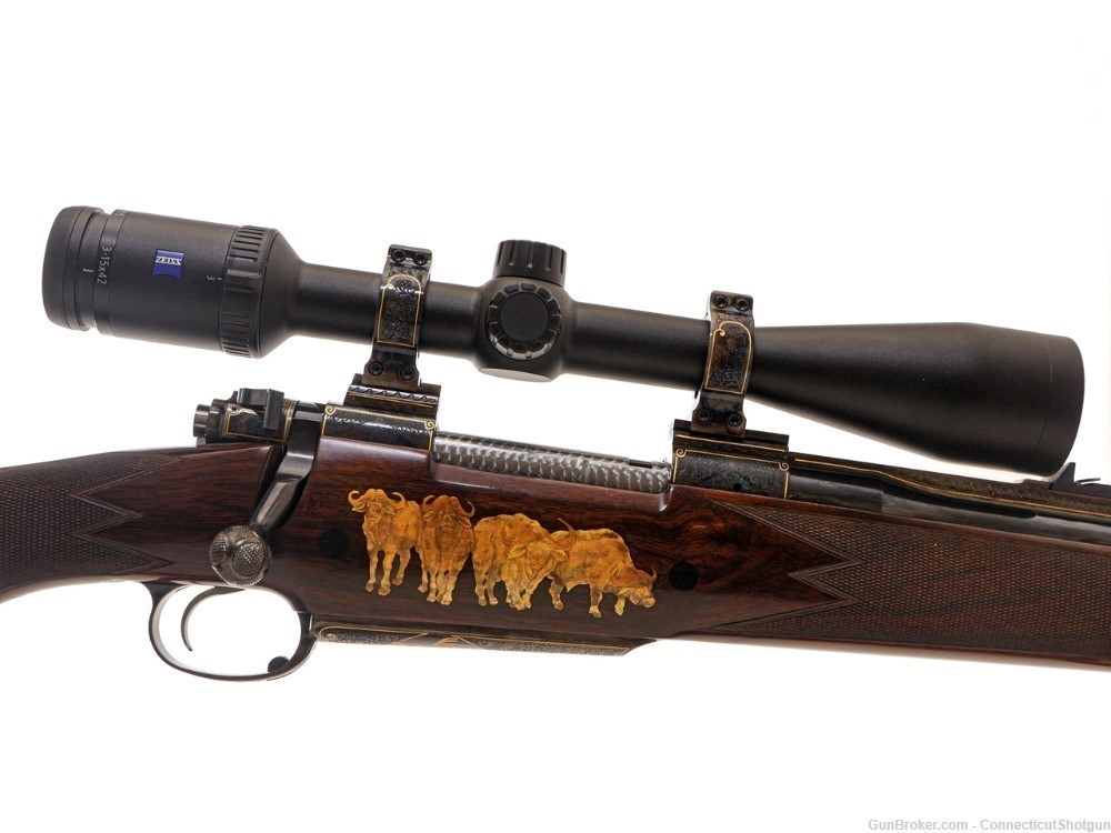 GALAZAN - Custom Bolt Action Rifle, 400 H&H Magnum. 24” Barrel. -img-0