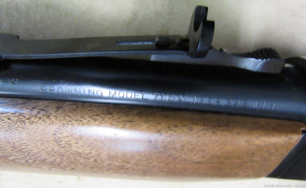 MINT IN BOX Browning Model 71 Carbine .348 Lever Action Rifle s# 50 .01 NR-img-8