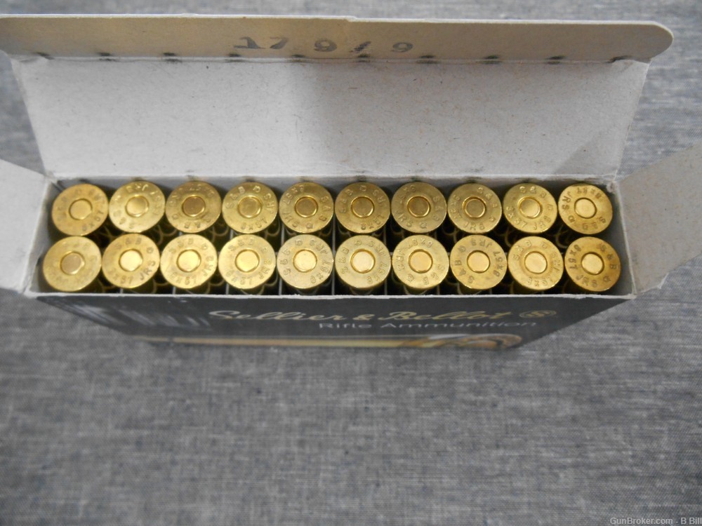 Sellier & Bellot 8x57mm JRS (8mm Rimmed Mauser) Ammo-img-2
