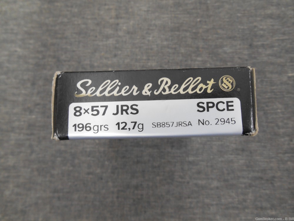 Sellier & Bellot 8x57mm JRS (8mm Rimmed Mauser) Ammo-img-0