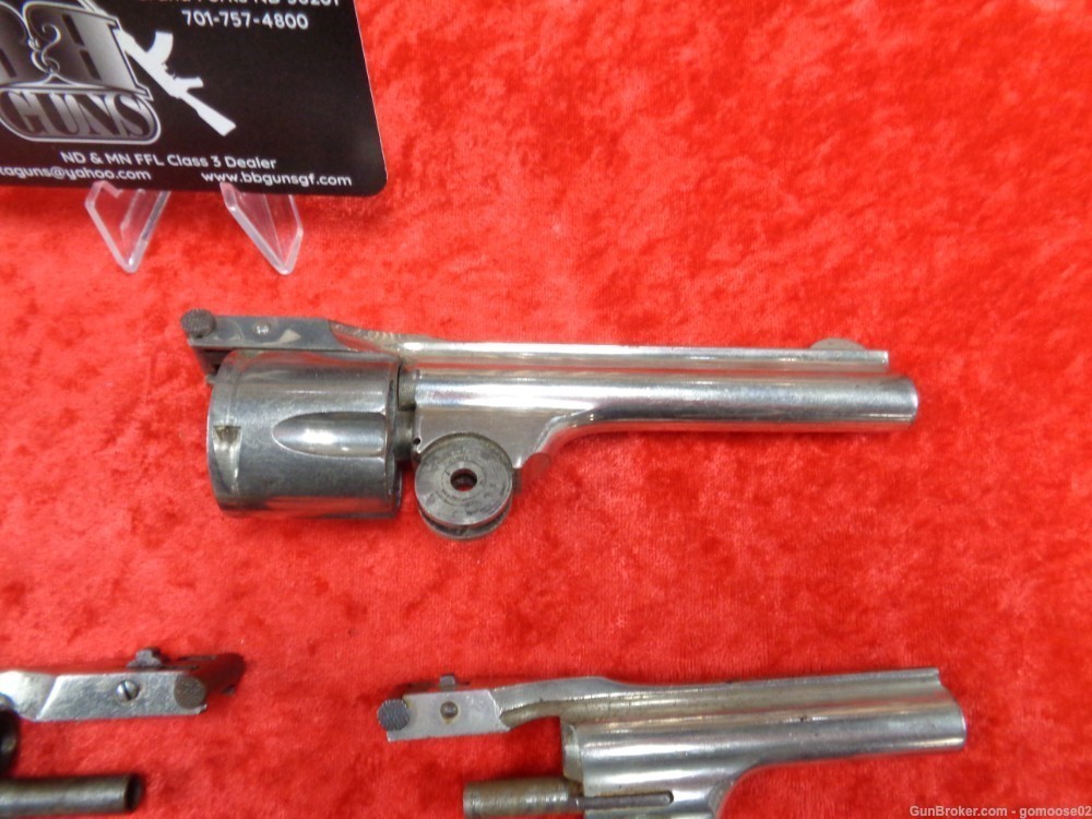 5 Forehand Model 1801 Top Break Revolver Barrel Cylinder Hopkins Allen LOT-img-29