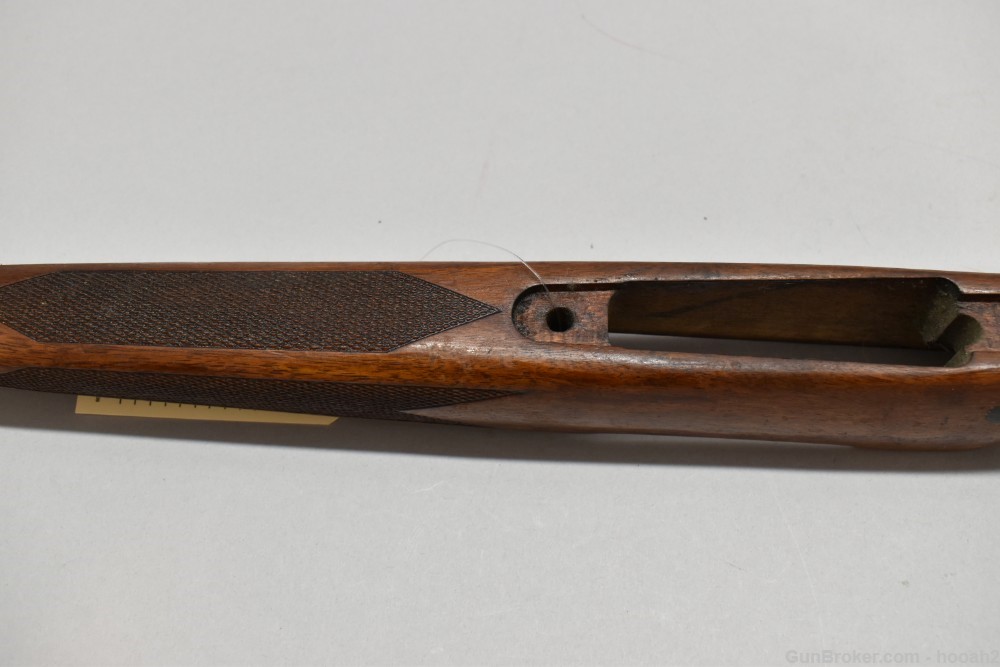 Winchester 70 Walnut Rifle Stock High Comb W/Forend Cap Grip Cap -img-11