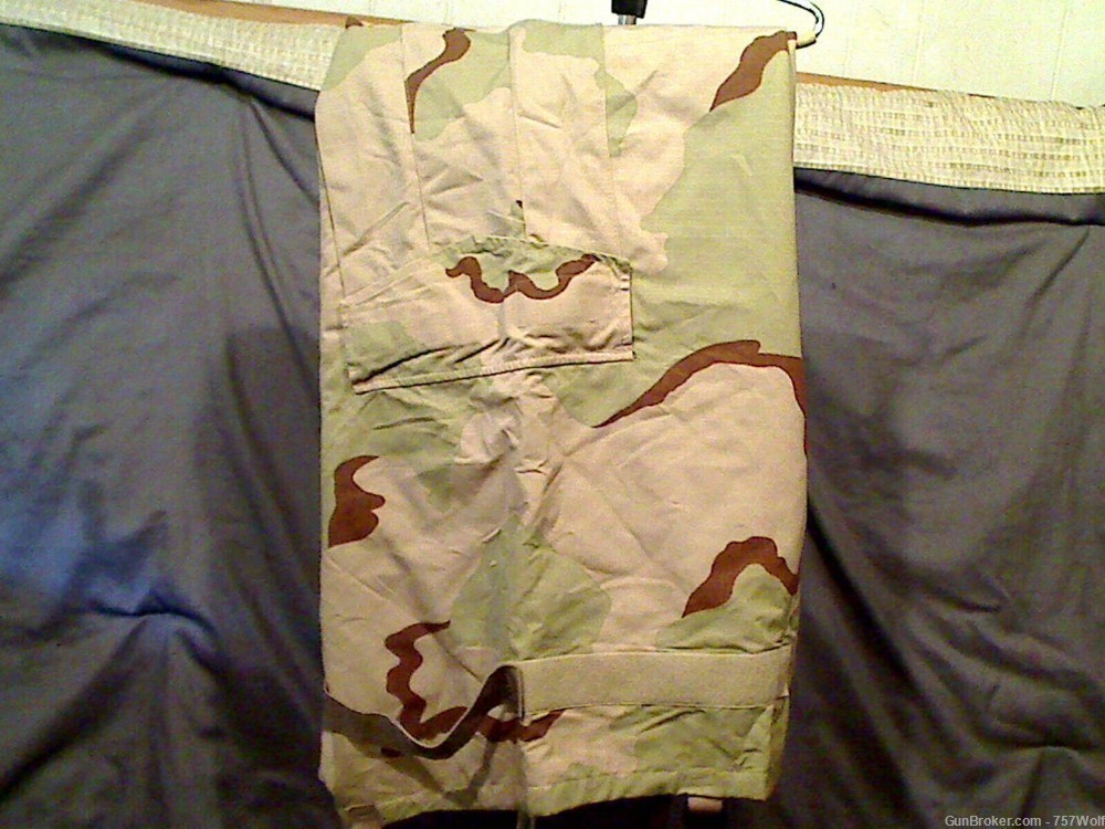 Desert Camo Chemical Protective Outergarment Set LG-Reg Hooded Top, Pants-img-3