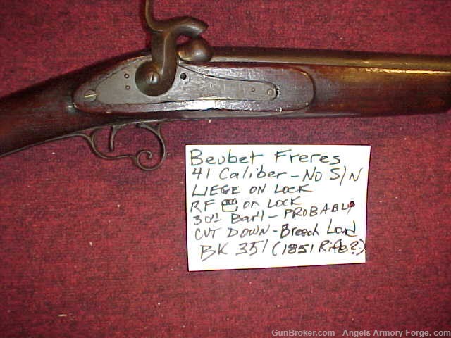 BK- 351 - Beubet Freres 41 Caliber Antique Rifle-img-1