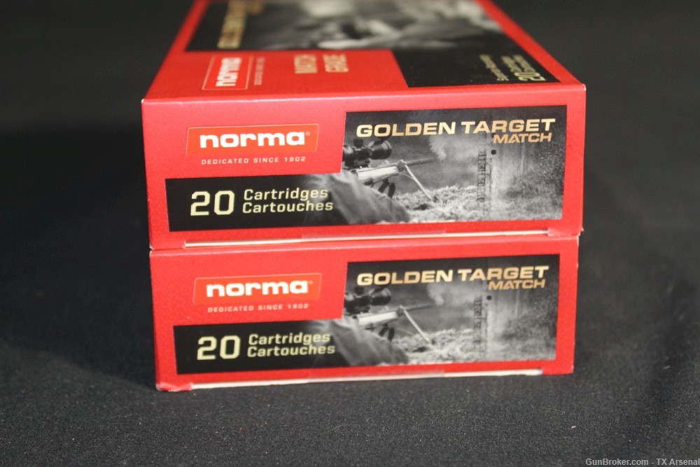 40 Rounds Norma Golden Target .338 Lapua Magnum Ammunition 250 Grain-img-5