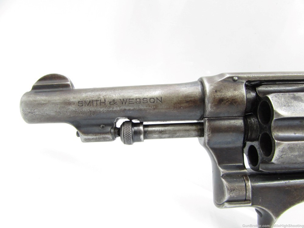 Used: Smith & Wesson .32 Hand Ejector 3.25" .32 Long 6-shot w/ Pearl Grips-img-7