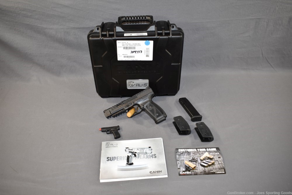 NiB - Canik SFX Rival-S - 9mm Semi-Auto Pistol w/ Factory Case & 2 Mags-img-0