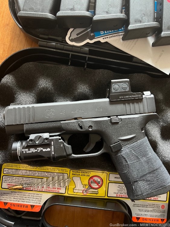 Glock 48 MOS with Holosun EPS Carry and Streamlight TLR7 Sub-img-1