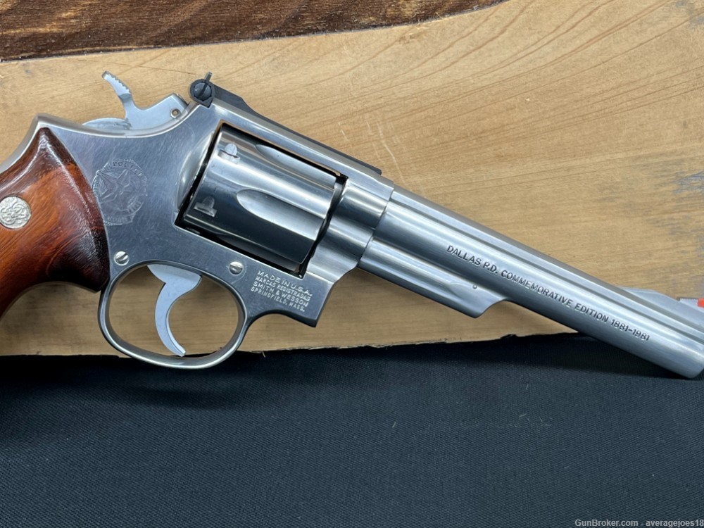 Smith And Wesson Dallas Police Commemorative Edition 1881-1981 .357 Mag-img-2