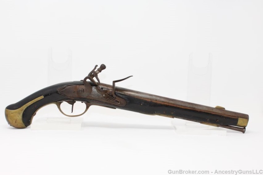 Rare DANISH Model 1772 Flintlock CAVALRY Pistol Unit Marked-img-1