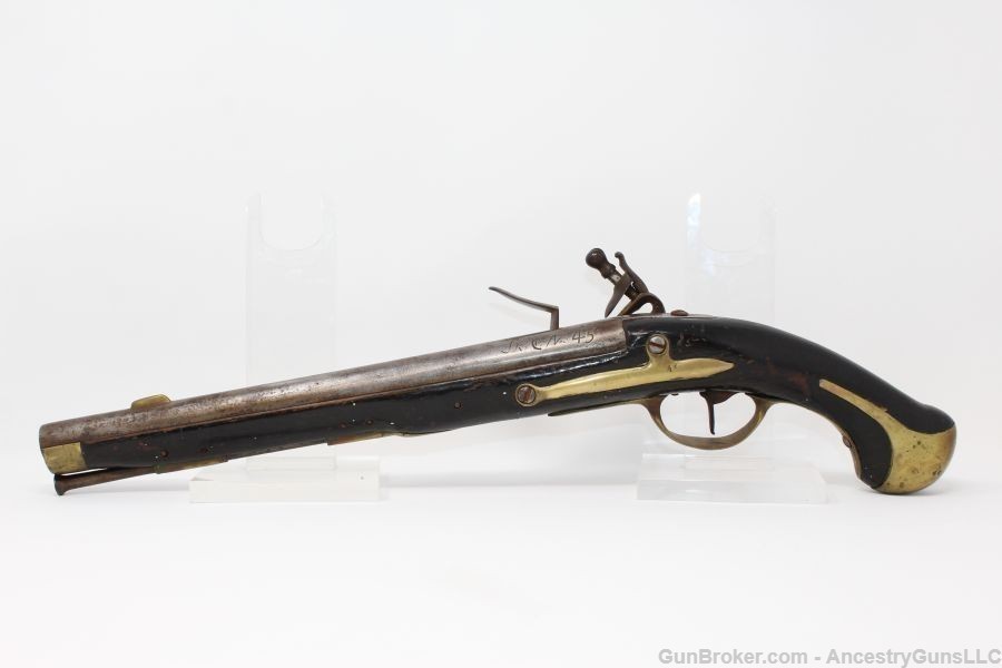 Rare DANISH Model 1772 Flintlock CAVALRY Pistol Unit Marked-img-9