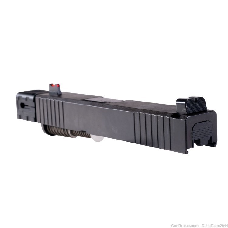 Complete Slide for Glock 26 - Sylvan Arms Compensator - Fiber Optic Sights-img-3