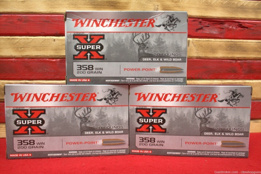 Winchester .358 Win 200 Grain 60 rounds-img-0