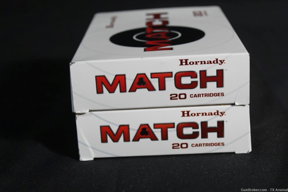 40 Rounds Hornady Match .338 Lapua Magnum Ammunition ELD Match 285 Gr-img-1
