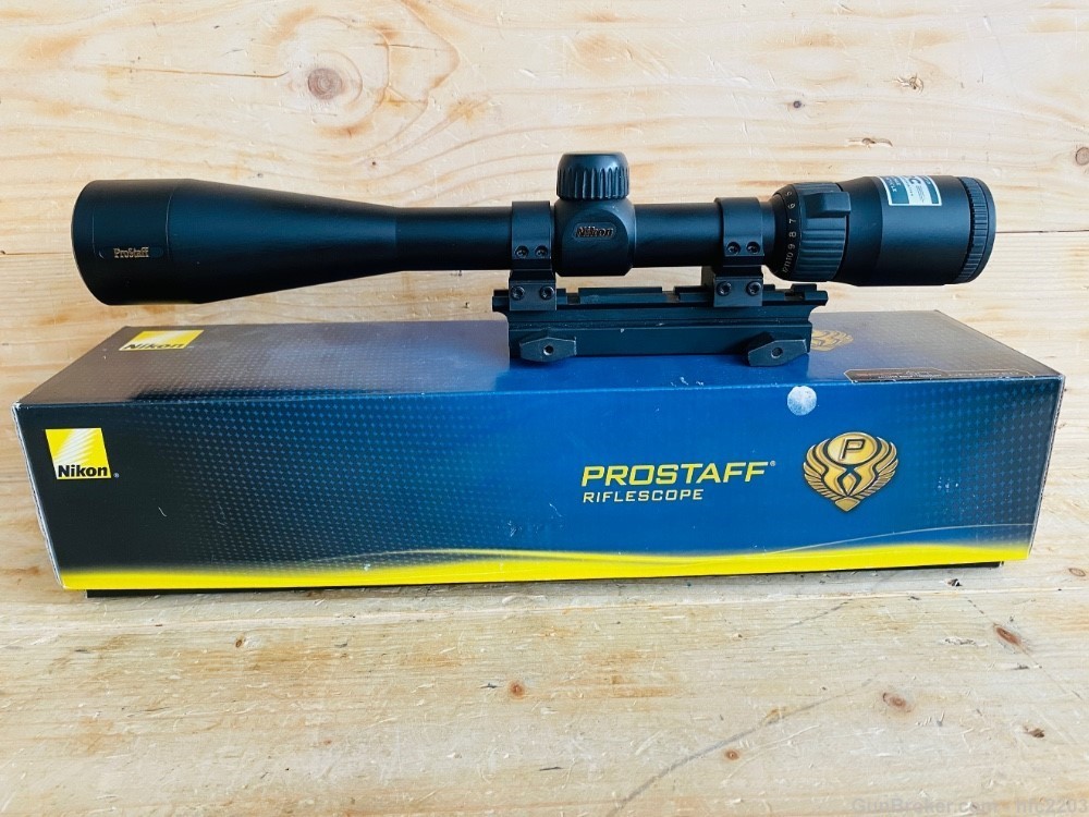 Nikon PROSTAFF Rifle Scope 4-12x40mm BDC Reticle Matte One piece mount-img-0