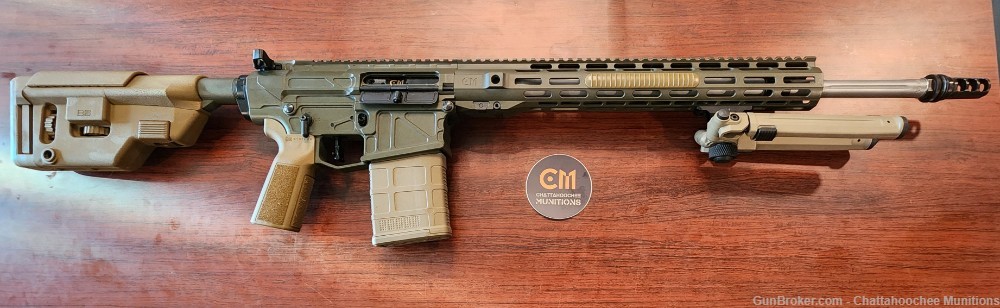 CM10 243 Win 20" Rifle AR10 Cobalt Kinetics Green and Coyote-img-0