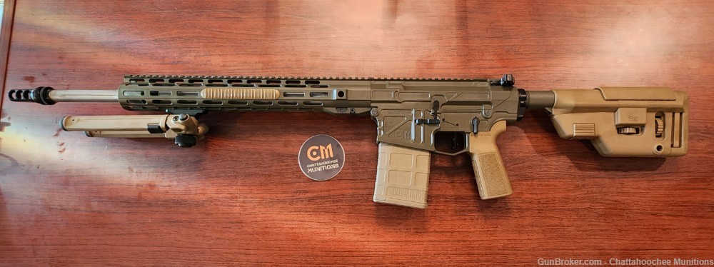 CM10 243 Win 20" Rifle AR10 Cobalt Kinetics Green and Coyote-img-7
