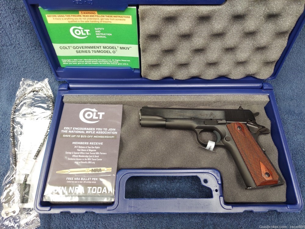 COLT'S MANUFACTURING GOVERNMENT MODEL 0 1911 SERIES 70 .45ACP  5" NM BARREL-img-0