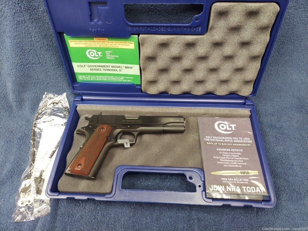 COLT'S MANUFACTURING GOVERNMENT MODEL 0 1911 SERIES 70 .45ACP  5" NM BARREL-img-1