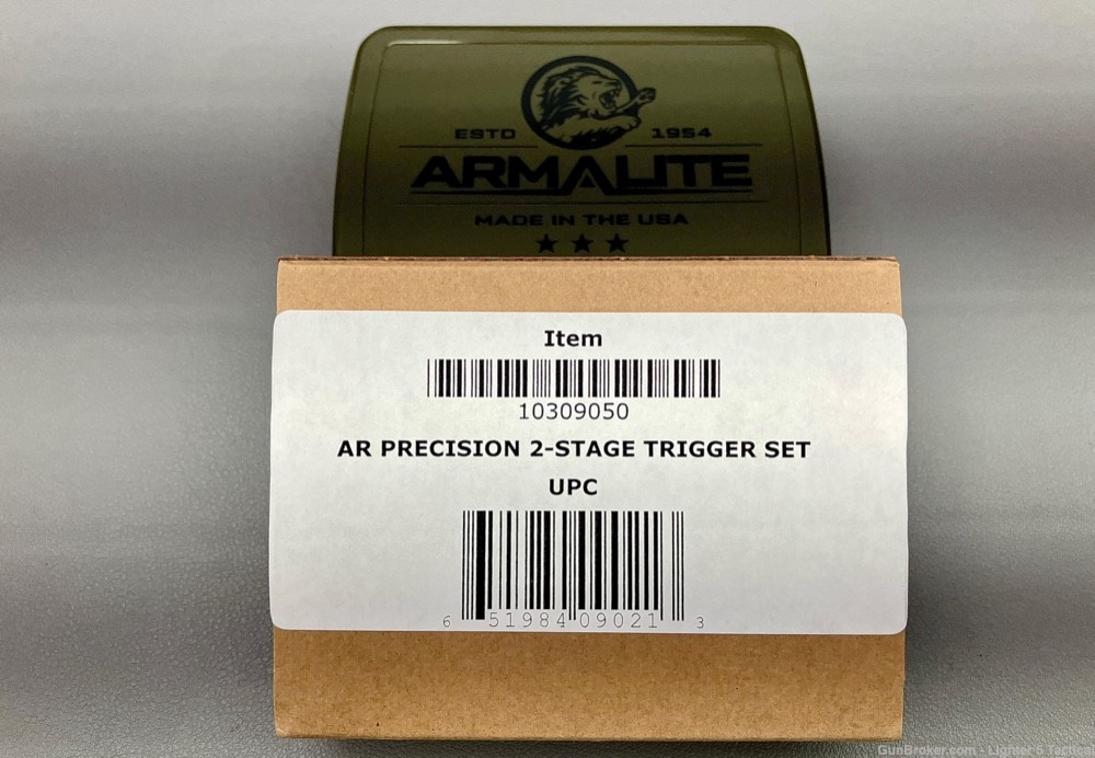 Armalite, National Match, Two Stage Trigger Set with Pins, Factory NEW!-img-4