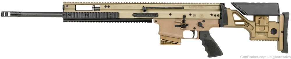 FN SCAR 20s NRCH 6.5 Creedmoor 20" Barrel 10+1, FDE-img-1