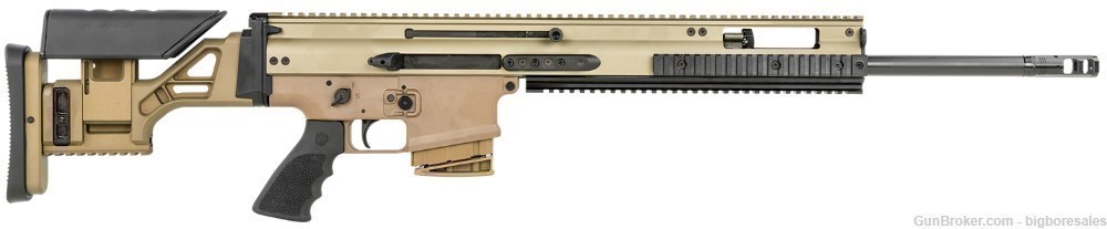 FN SCAR 20s NRCH 6.5 Creedmoor 20" Barrel 10+1, FDE-img-0