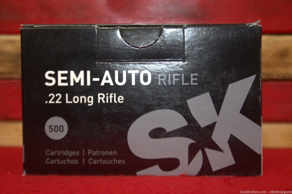 SK Semi- auto Rifle .22 LR Cartridges 500 cartridges-img-0