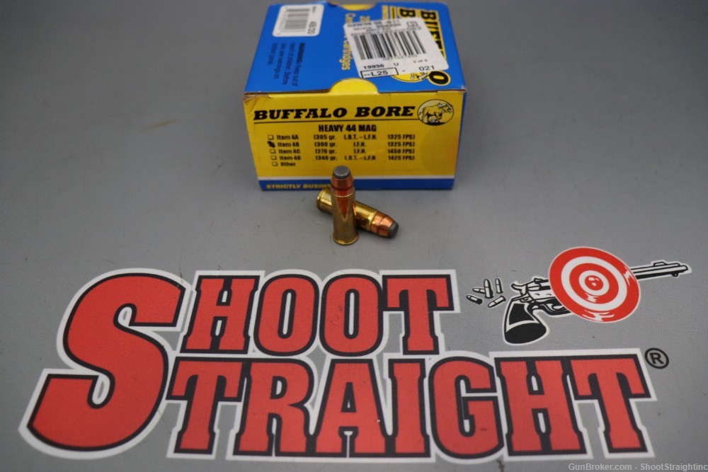 Lot O' Buffalo Bore 44Mag 300gr Soft Point Ammunition [20rds[-img-0