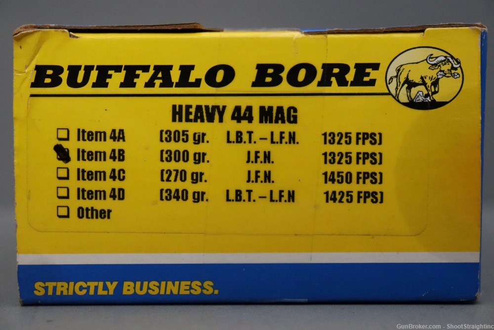 Lot O' Buffalo Bore 44Mag 300gr Soft Point Ammunition [20rds[-img-1