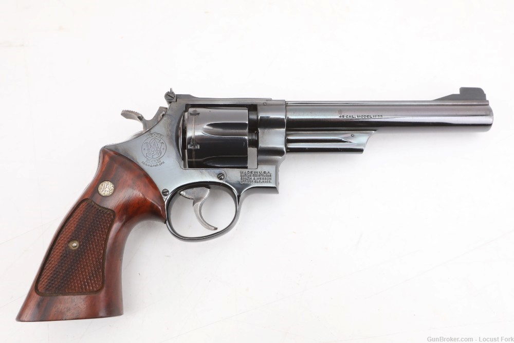 Smith and Wesson 25-1 1955 Target 45 ACP 6.5" TT TH 1957-62 Manuf C&R NoRsv-img-1