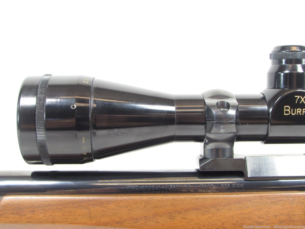 Used: Thompson Center Arms Contender 14" .223 Rem Single Shot w/ Burris 7x -img-12