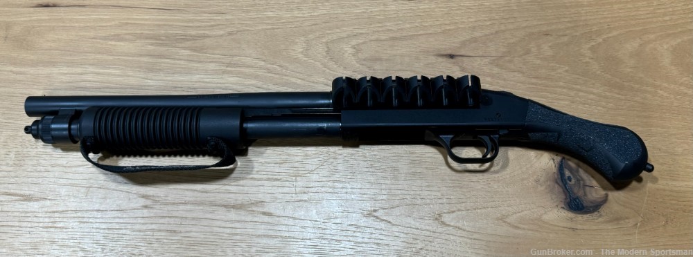 Mossberg 590 Shockwave 12 Gauge GA Pump Action Shotgun Pistol Grip Firearm -img-3