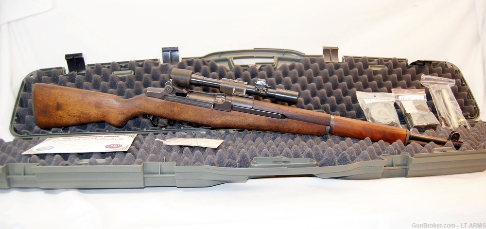 Springfield M1D Garand Sniper w/Scope, Accessories, CMP COA-img-0