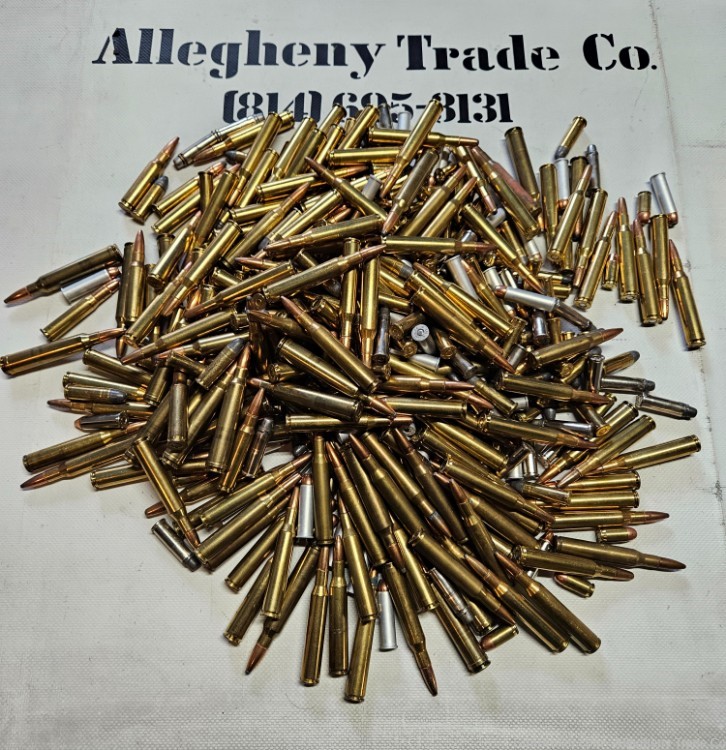18 Pounds of Random Ammunition From Trades, Estates, For Components Only-img-0