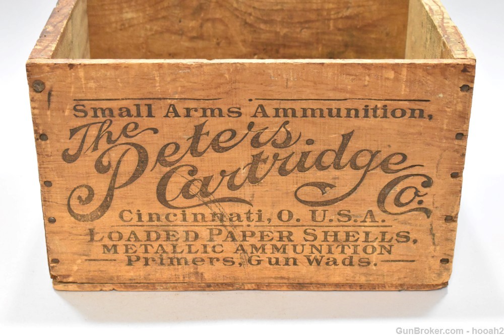 Vintage Peters Cartridge Company Long Range #7 2 3/4" 12 G Wood BOX-img-2