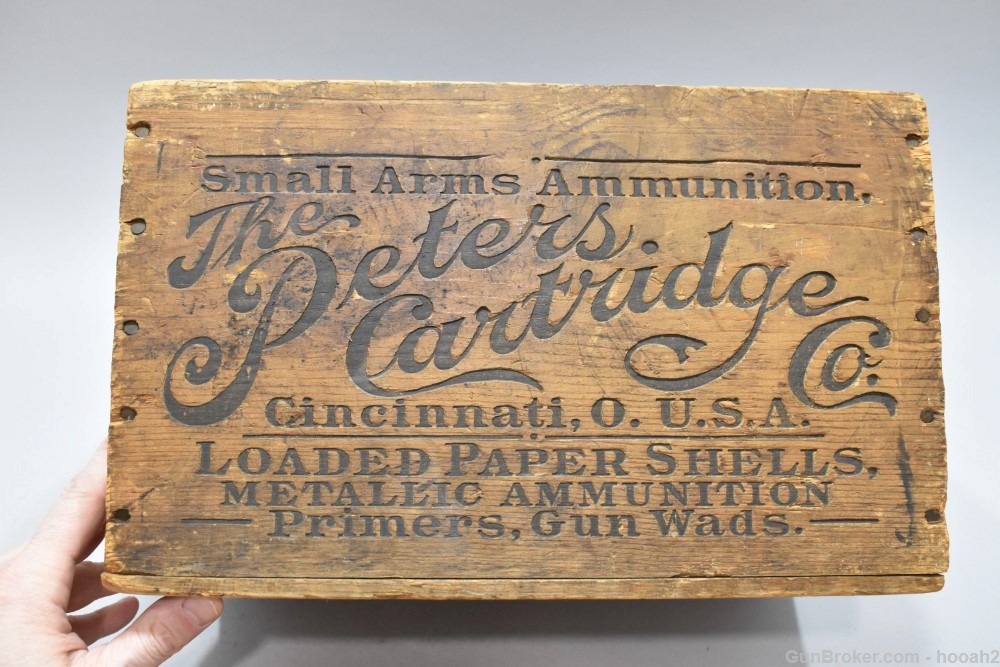 Vintage Peters Cartridge Company Long Range #7 2 3/4" 12 G Wood BOX-img-9