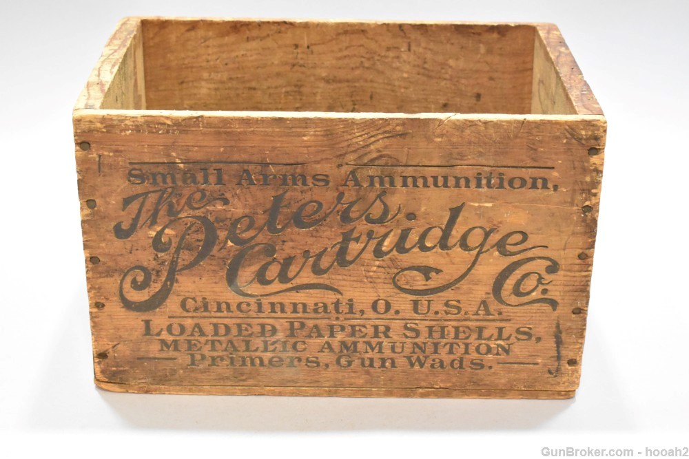 Vintage Peters Cartridge Company Long Range #7 2 3/4" 12 G Wood BOX-img-0
