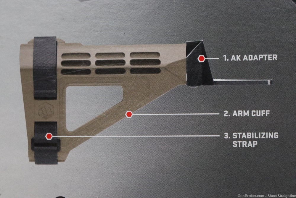 SB Tactical SBM47 Pistol Stabilizing  Brace For AK47 Style Pistols-img-2