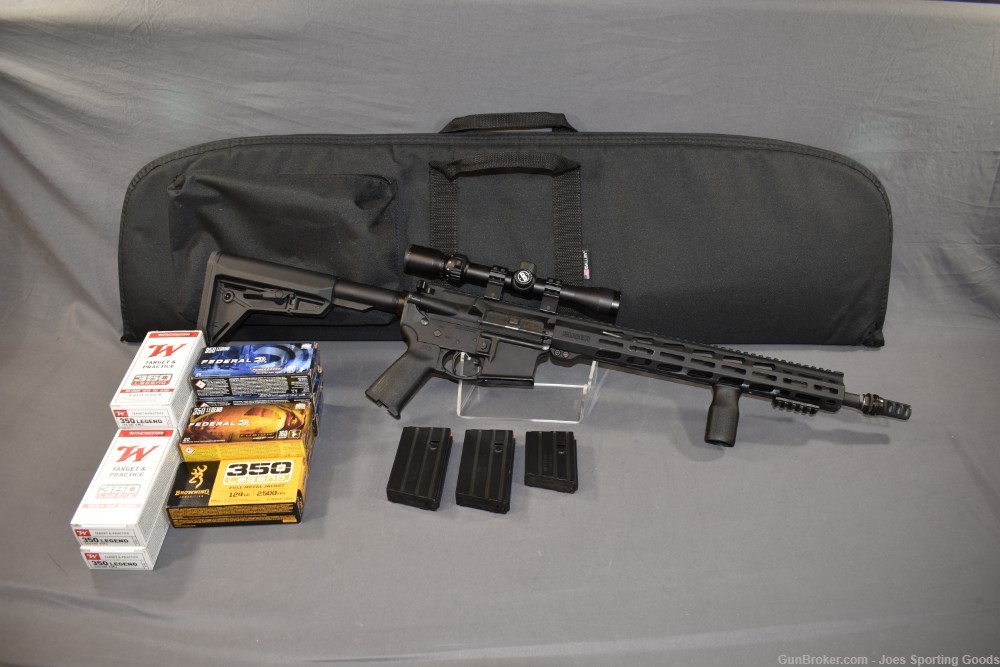 Ruger AR-556 - .350 Legend Semi-Auto Rifle w/ Case, 3 Mags & 230 Rounds-img-0