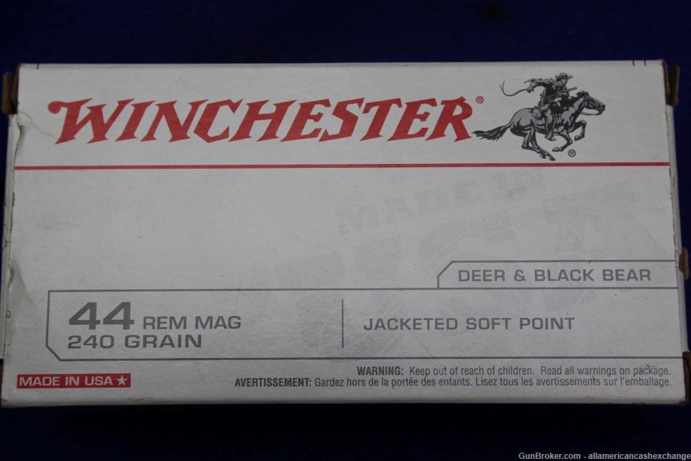 Federal Winchester 200 ROUNDS OF 44 MAGNUM WITH Storage Box -img-3