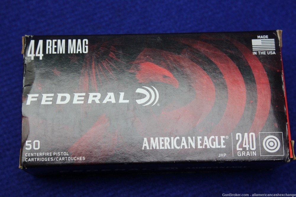 Federal Winchester 200 ROUNDS OF 44 MAGNUM WITH Storage Box -img-1
