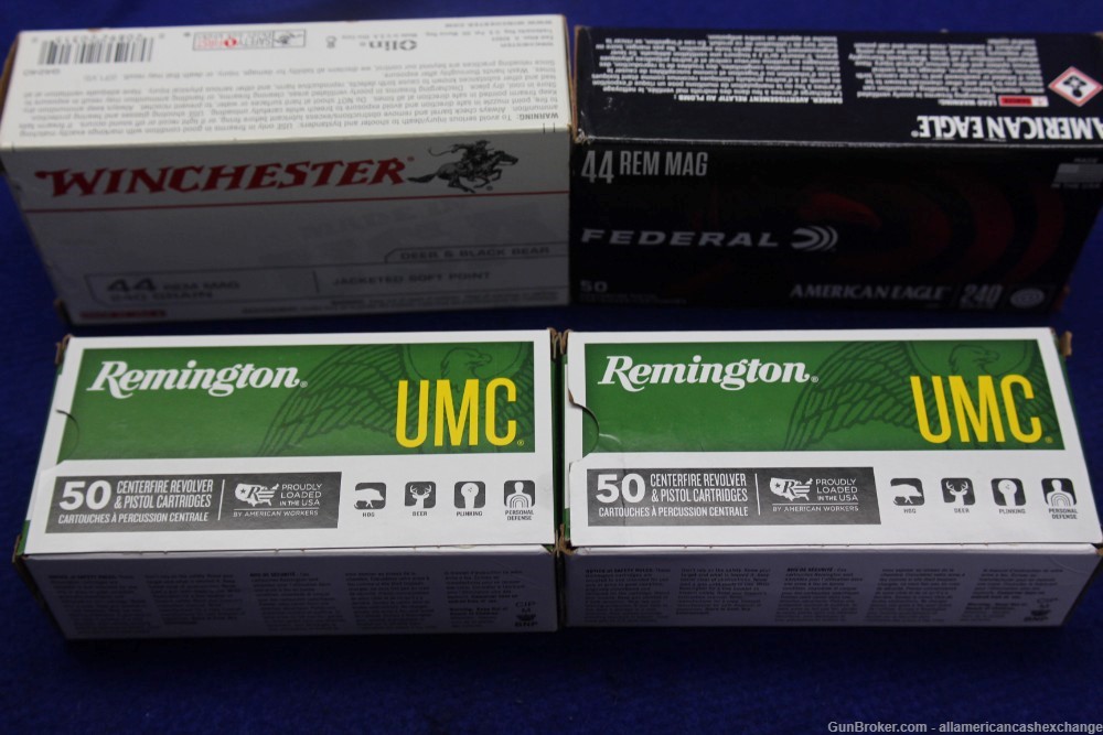 Federal Winchester 200 ROUNDS OF 44 MAGNUM WITH Storage Box -img-0
