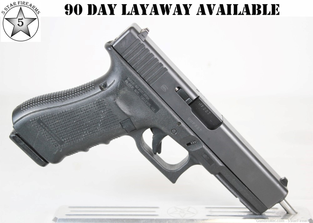 GLOCK 17 Gen 4 3 mags LE trade in Layaway Available NO RESERVE!-img-0