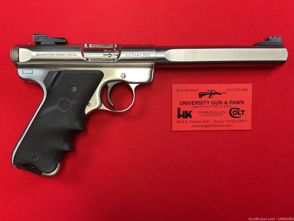 Ruger Mark III Competition Target Model pistol, 22LR, 6.875” barrel-img-5