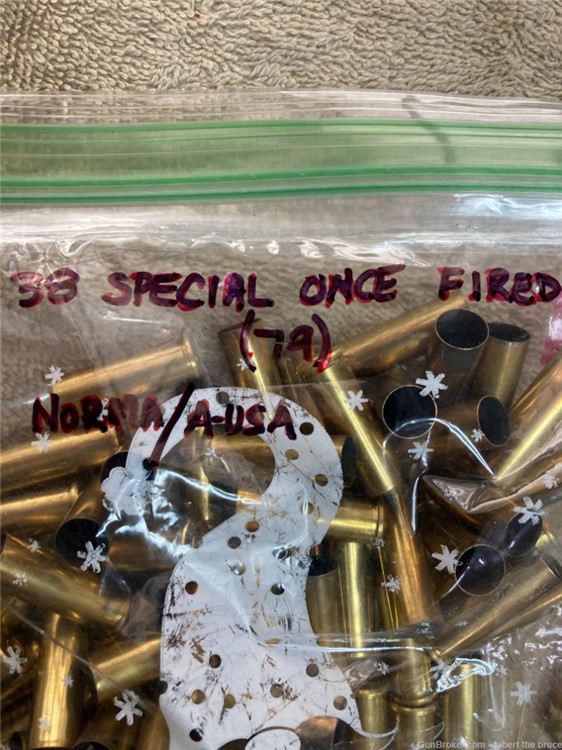 357 Mag & 38 Special Once Fired Brass, Over 170 Pcs. Total-img-2